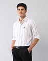 U.S. Polo Assn. Denim Co. Vertical Striped Dobby Regular Fit Shirt