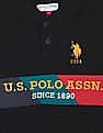 U.S. Polo Assn. Kids Long Sleeve Embroidered Polo Shirt