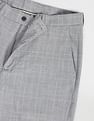 Arrow Newyork Tartan Check Dobby Trousers