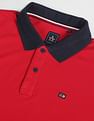Arrow Sports Contrast Collar Polo Shirt