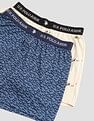 USPA Innerwear Printed Cotton OEX09 Boxers - Pack Of 2
