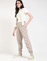 Calvin Klein Jeans Regular-Fit Solid Mid Rise Trouser