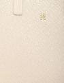Tommy Hilfiger Textured Cream PU Totes