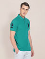U.S. Polo Assn. Pique Knit Compact Cotton Polo Shirt