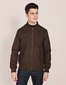 U.S. Polo Assn. Panelled Solid Bomber Jacket