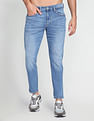 Flying Machine Whiskered Slim Tapered Fit Jeans