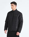Flying Machine Stand Collar Puffer Jacket