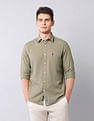 U.S. Polo Assn. Denim Co. Slim Fit Pure Cotton Twill Shirt