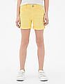 GAP Girls Yellow Superdenim Midi Shorts With Fantastiflex
