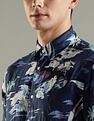 Tommy Hilfiger Printed Regular Fit Linen Shirt