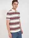 Tommy Hilfiger Striped Regular-Fit Cotton Polo Shirt