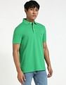 Tommy Hilfiger Solid Slim-Fit Cotton Polo Shirt