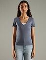 Tommy Hilfiger Solid Slim Fit Cotton T-Shirt