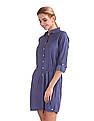 U.S. Polo Assn. Women Viscose Geometric Print Shirt Dress
