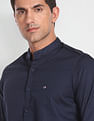 Arrow Sports Mandarin Collar Cotton Casual Shirt