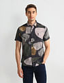 U.S. Polo Assn. Denim Co. Abstract Print Slim Fit Shirt