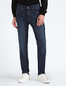 Flying Machine Slash Slim Tapered Dark Wash Jeans