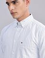 Tommy Hilfiger Vertical Stripes Regular-Fit Oxford Woven Shirt