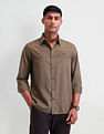 Arrow Sport Horizontal Striped Slim Fit Shirt