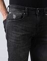 U.S. Polo Assn. Denim Co. Brandon Slim Tapered Fit Black Jeans