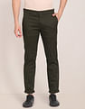 U.S. Polo Assn. Denver Slim Fit Cotton Stretch Printed Signature Trousers