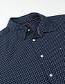 Tommy Hilfiger Brushed Geometric Print Slim Fit Shirt