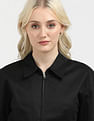 Calvin Klein Jeans Zipped Cotton Long Sleeve Top