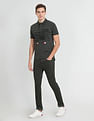 U.S. Polo Assn. Denim Co. Typographic Print Pique Polo Shirt