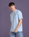 Flying Machine Silicone Logo Print Oversized T-Shirt
