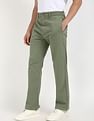 Tommy Hilfiger Kids Green Solid Trousers for Stylish Outfits