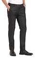 Arrow Mid Rise Checked Trousers