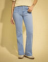 Flying Machine Women K-Street X Bootcut Fit Patch Pocket Jeans