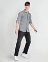 Flying Machine Spread Collar Denim Shirt
