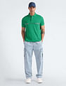 Tommy Hilfiger Brand Stripe Sustainable Polo Shirt