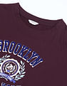 U.S. Polo Assn. Women Drop Shoulder Graphic Print T-Shirt