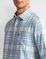 U.S. Polo Assn. Denim Co. Windowpane Checked Slim Fit Shirt