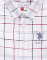 U.S. Polo Assn. Kids Boys Tartan Check Oxford Shirt