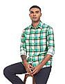 U.S. Polo Assn. Spread Collar Check Casual Shirt