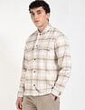 Calvin Klein Jeans Checks Boxy-Fit Twill Woven Shirt