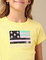 U.S. Polo Assn. Kids Girls Flip Sequins Relaxed Fit  T-Shirt