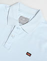 Flying Machine Pattern Knit Cotton Polo Shirt