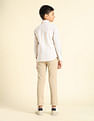 U.S. Polo Assn. Kids Boys Vertical Striped Regular Fit Shirt