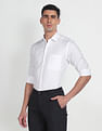 Arrow Self Design Regular Fit Shirt