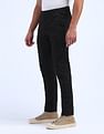 Flying Machine Slash Slim Tapered Fit Solid Trousers