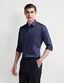 Arrow Geometric Print Satin Shirt