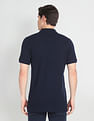Arrow Sports Compact Cotton Horizontal Stripe Polo Shirt