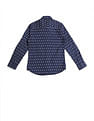 U.S. Polo Assn. Kids Boys Vertical Striped Oxford Shirt