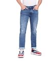 Flying Machine Mid Rise Lightly Distressed Stone Wash Jeans