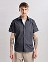 Calvin Klein Jeans Solid Regular Fit Plain Woven Shirt