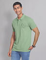 AD by Arvind Overdyed COOL-IT Profound Polo Shirt